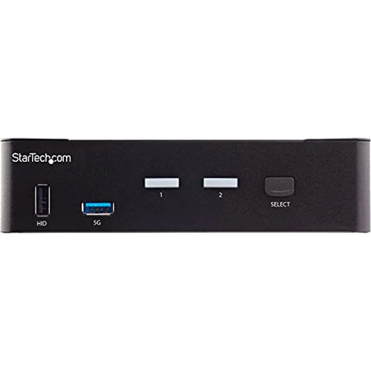 StarTech.com 2 Port HDMI KVM-Switch - Einzelmonitor 4K 60Hz Ultra HD HDR - HDMI 2.0 KVM Umschalter mit 2 Port USB-3.0-Hub (5 Gbit/s) und 4X USB 2.0-HID, Audio - Hotkey - TAA (SV231HU34K6) – Bild 2