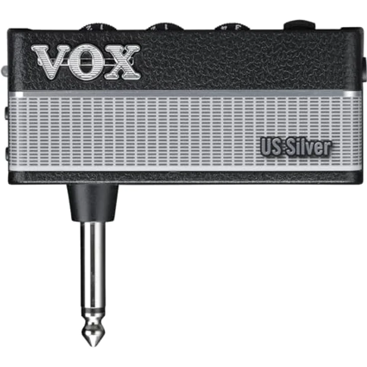 Vox amPlug3 US Silver, Kopfhörerverstärker mit US-Combo-Amp-Sound, Schwarz-Silber – Bild 1