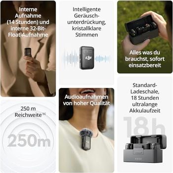 Mikrofon Handy DJI Mic 2 Ladeschale – Ladecase F? Produktbild-Vorschau 6