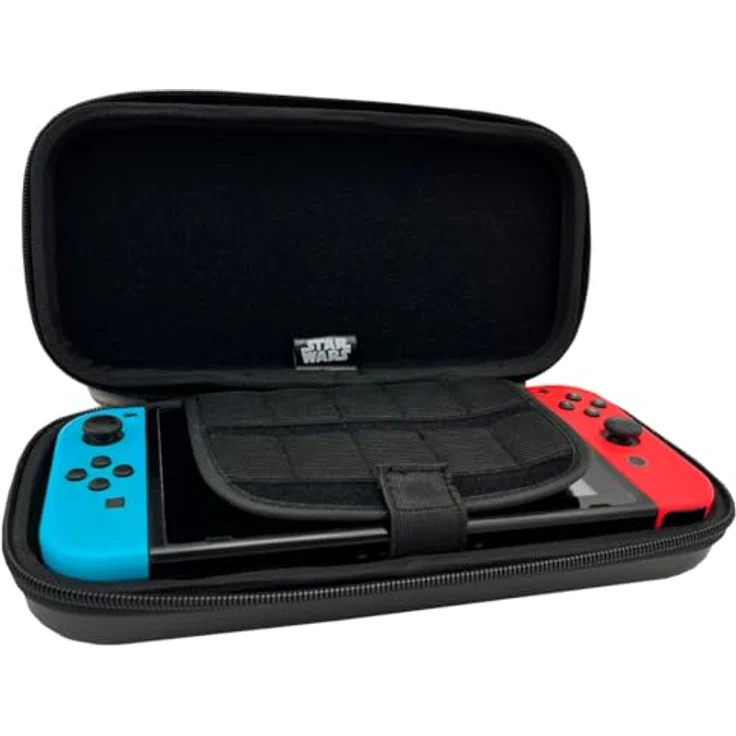 WONDEE Nintendo Switch Tasche, Switch OLED und Lite Hülle mit Star Wars Darth Vader Design, interner Bildschirmschutz und Platz für 10 Spiele – Bild 4