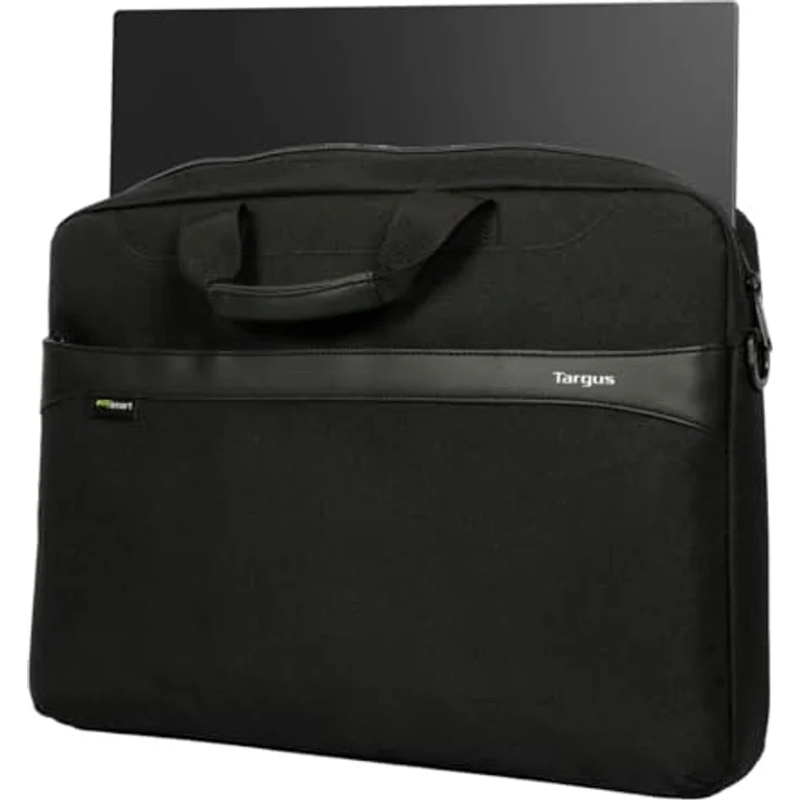 Targus Laptoptasche 17.3 GeoLite EcoSmart Essential Laptoptasche, umweltfreundliche Topload-Tasche, schwarz – Bild 4