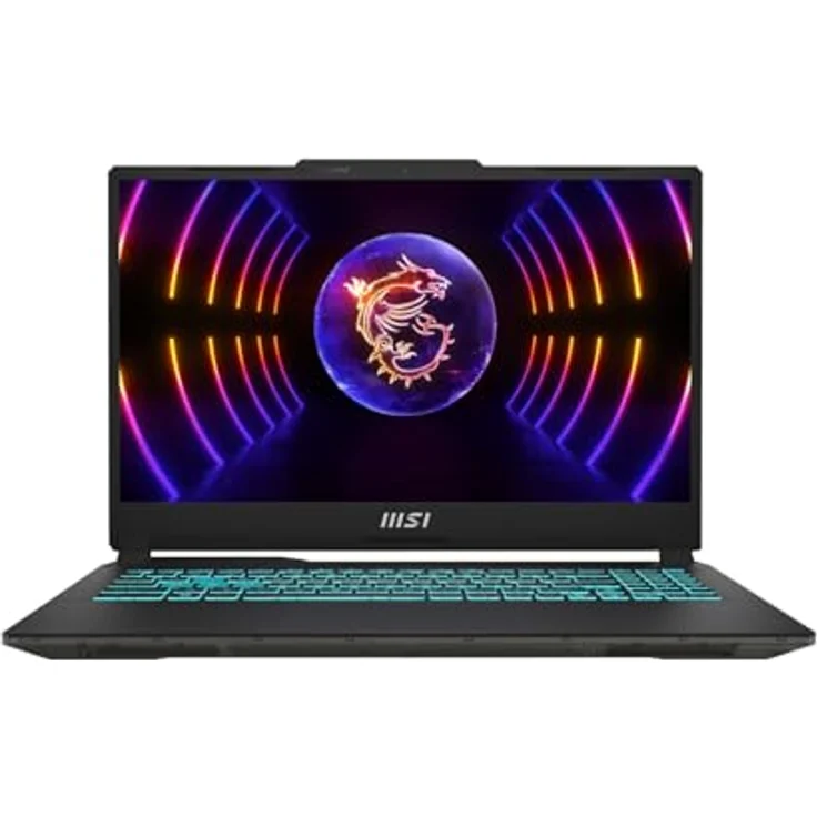 MSI Cyborg 15 A12VF-040 - Intel Core i5 12450H / 2 GHz - GeForce RTX 4060-16 GB RAM - 512 GB SSD NVMe - 39.6 cm (15.6") 1920 x 1080 (Full HD) @ 144 Hz - Wi-Fi 6 - durchsichtig schwarz – Bild 2