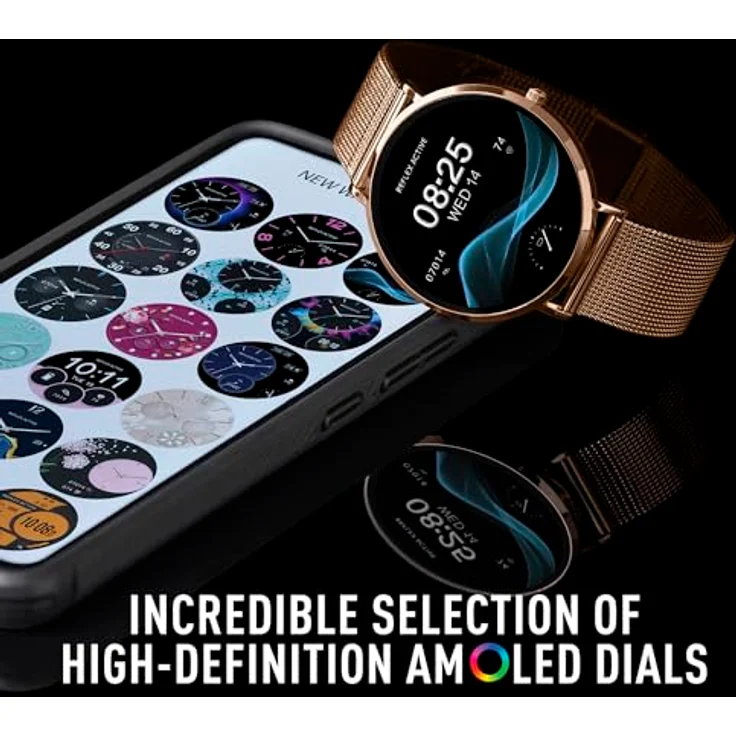 Reflex Active Smart Watch Series 42, Amoled Display, Anruffunktion, Health & Lifestyle Features – Bild 4
