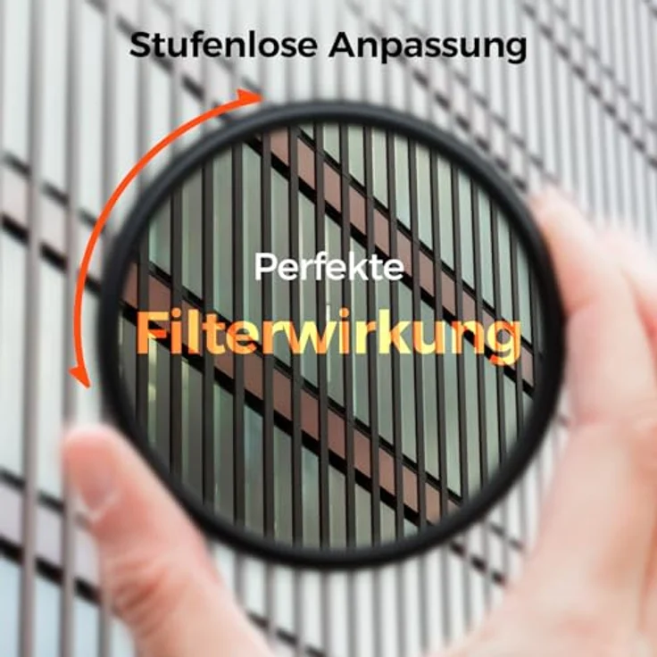 Rollei Extremium Rundfilter CPL 62 mm (1 Stopp) - Polarisationsfilter (Polfilter) mit Titan-Ring aus Gorilla Glas mit spezieller Beschichtung - Größe: 62 mm – Bild 6