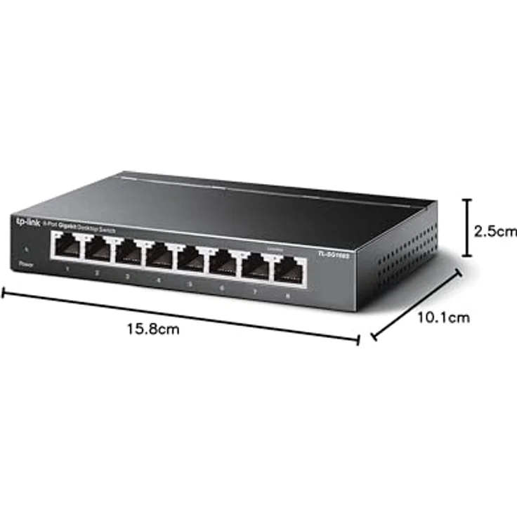TP-Link TL-SG108S - Switch - 8 x 10/100/1000 - Desktop – Bild 5