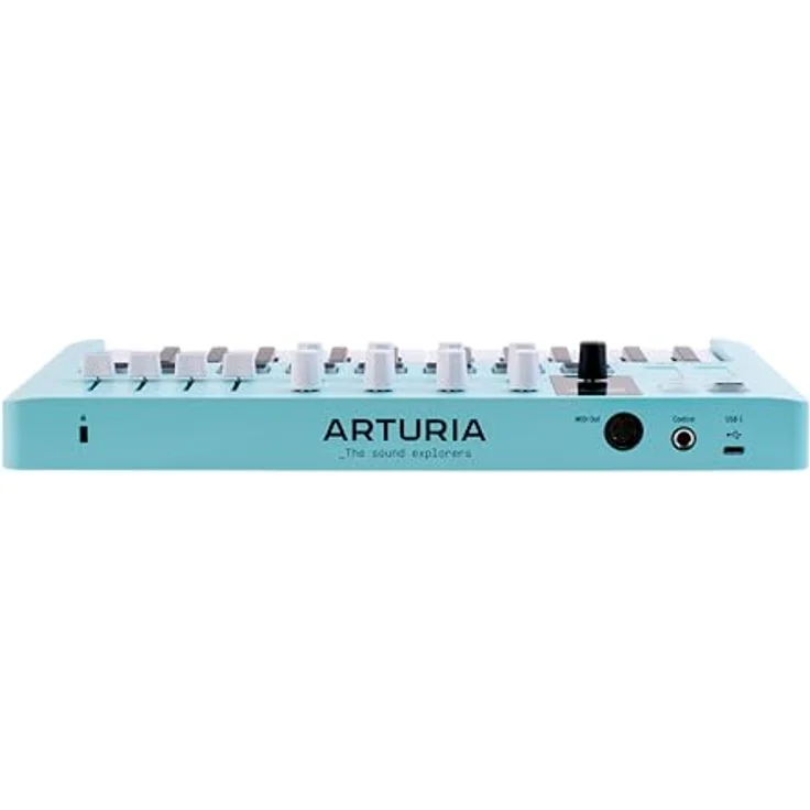 Arturia MiniLab 3 Aquamarine, MIDI-Controller mit 25 anschlagdynamischen Slim-Keys, 8 RGB-Pads und integriertem Arpeggiator – Bild 5