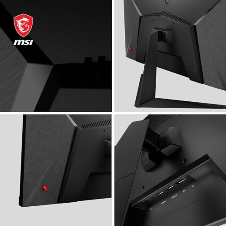 MSI G2412F, 24 Zoll Full HD Monitor mit 170Hz, 1ms Reaktionszeit, IPS Panel, FreeSync Premium, schwarz – Bild 4