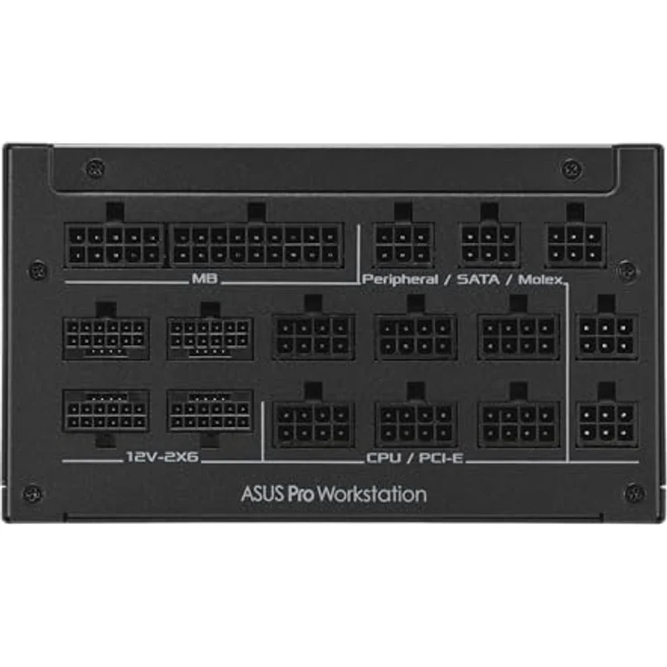 ASUS Pro WS 3000W Platinum, Workstation Netzteil mit 3000 Watt, unterstützt bis zu vier GeForce RTX 5090 Grafikkarten, ATX 3.1 kompatibel, PCIe 5.1, 80 PLUS Platin zertifiziert – Bild 2