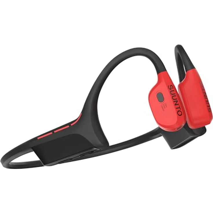 SUUNTO Wing Open-Ear Knochenschall Kopfhörer, Bluetooth Kabellos Sport Kopfhörer, Kopfbewegungssteuerung, Eingebaute HD Mikrofon, IP67 Verschleißfest, Sicherheitsleuchten, bis zu 30 Std Akkulaufzeit – Bild 1