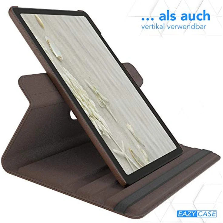 EAZY CASE - Tablet Hülle kompatibel mit Samsung Galaxy Tab A7 - Hülle rundumschutz, stoßfestes Smartcase, Gehäuse Schutzhülle, Tablet Tasche - Braun – Bild 5