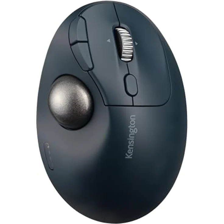 Kensington Trackball Pro Fit Ergo TB550 (Kabellos, Kabelgebunden), Maus, Blau, Grau, Schwarz – Bild 1