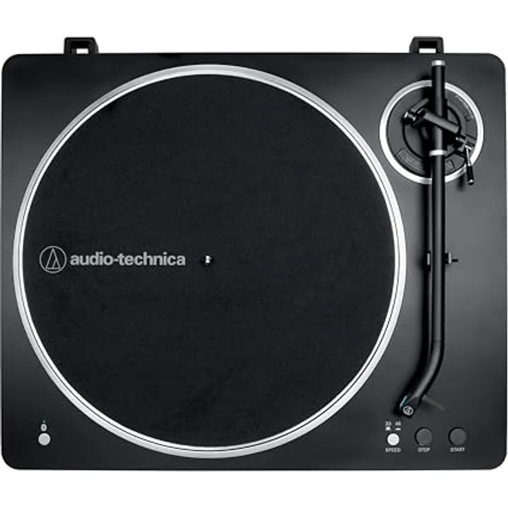 Audio-Technica AT-LP70XBT Fully Automatic Wireless Belt-Drive Turntable (Black/Silver) – Bild 2