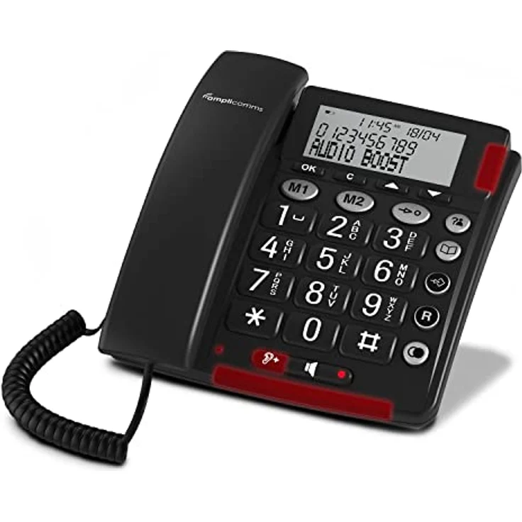 Amplicomms BigTel 48 Plus UN Analog Telefon dark grey, 00501 – Bild 6