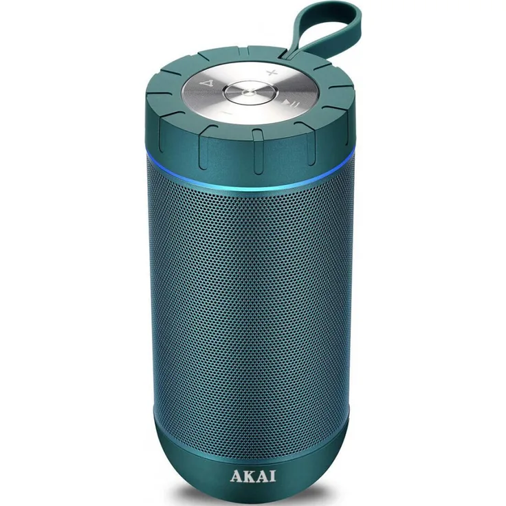 Akai ABTSW-60 tragbarer Bluetooth-Lautsprecher, 20 W, wasserdicht, blau