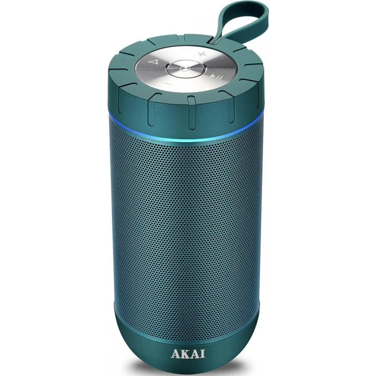 Akai ABTSW-60 tragbarer Bluetooth-Lautsprecher, 20 W, wasserdicht, blau