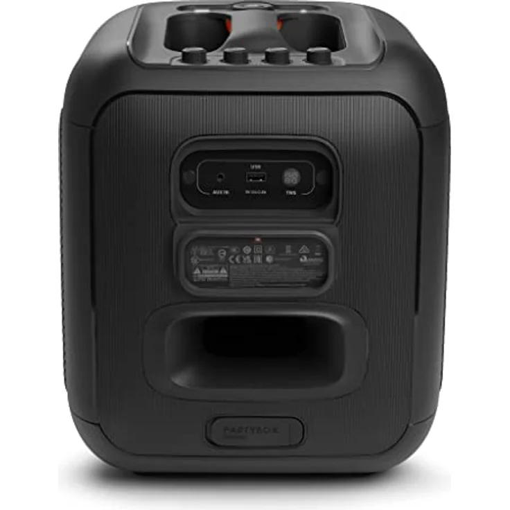 JBL PartyBox Encore Essential Bluetooth-Lautsprecher mit Lichtshow, spritzwassergeschütztem Design und 10 Stunden Spielzeit, schwarz – Bild 3