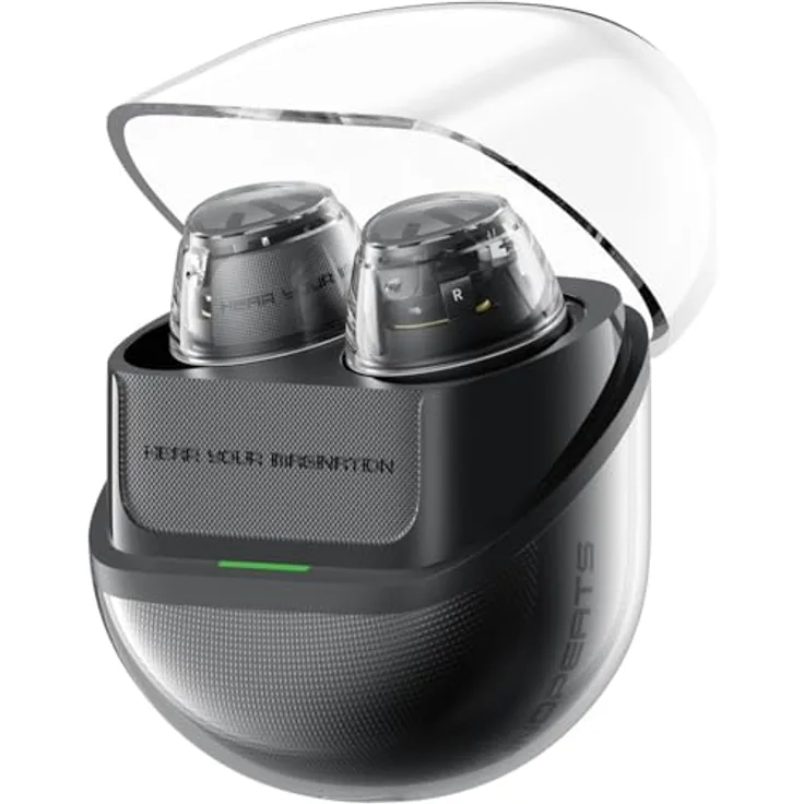 Soundpeats Clear Dot TWS Headset schwarz, kabellose Bluetooth Kopfhörer mit 10h Akkulaufzeit und KI-Geräuschunterdrückung