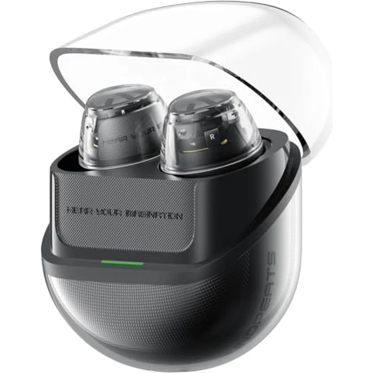 Soundpeats Clear Dot TWS Headset schwarz, kabellose Bluetooth Kopfhörer mit 10h Akkulaufzeit und KI-Geräuschunterdrückung – Bild 1