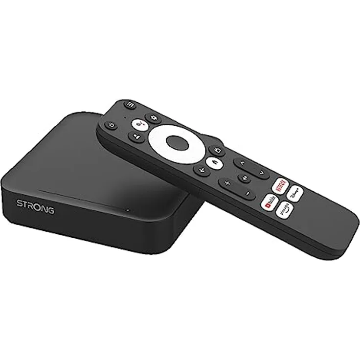 STRONG LEAP-S3 | Google TV-Box mit Android 11 | 4K UHD-Auflösung | Bluetooth-Sprachfernbedienung und Google Assistant | Chromecast | Google Play Store | Neflix | Prime Video | Disney+ UVM.