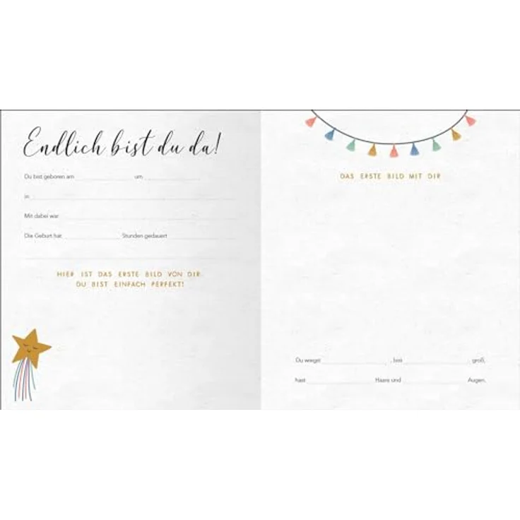 Ars Edition Fotoalbum Babyalbum. My little love, Hardcoverbuch mit 80 Seiten, liebevolles Design, perfektes Geschenk zur Geburt – Bild 5