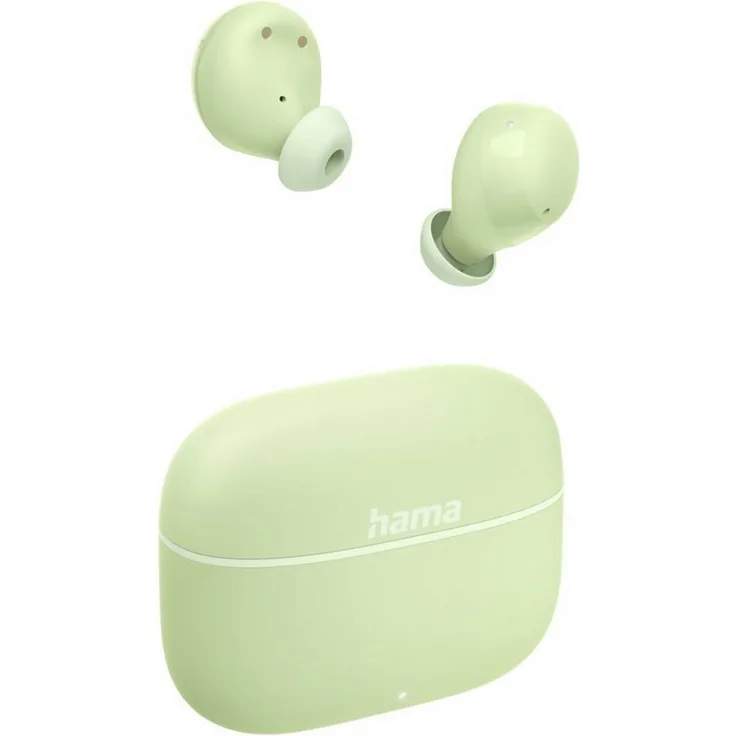 Hama Freedom Buddy II, True Wireless In-Ear Kopfhörer mit Ladecase, bis 20h Akku, Bass Boost, kompatibel mit Siri und Google Assistant