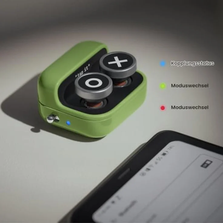 BOOX Tappy Bluetooth-Fernbedienung, mechanische Taste, grün, für BOOX Tablets mit Firmware 4.2 oder höher, kompakt und tragbar – Bild 3