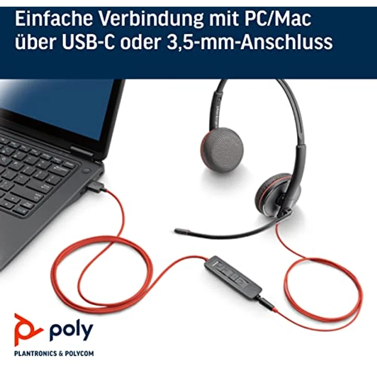 Plantronics Blackwire C3225 USB-C – Bild 3