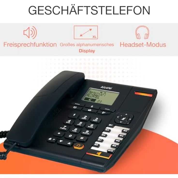 Alcatel Temporis 880 schwarz Kompakt-Telefon, ATL1417258 – Bild 3