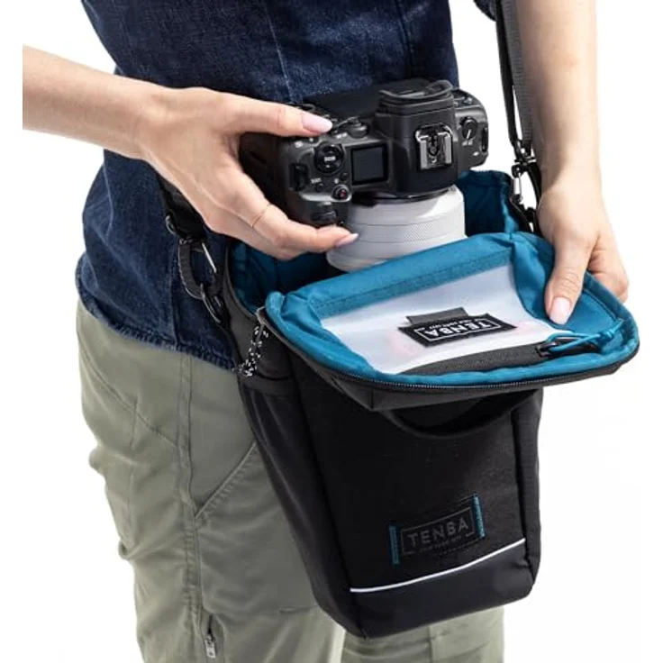Tenba Toploader Skyline V2 9, Kameratasche in Grau für DSLR und spiegellose Kameras bis 15 cm, wasserabweisend – Bild 6