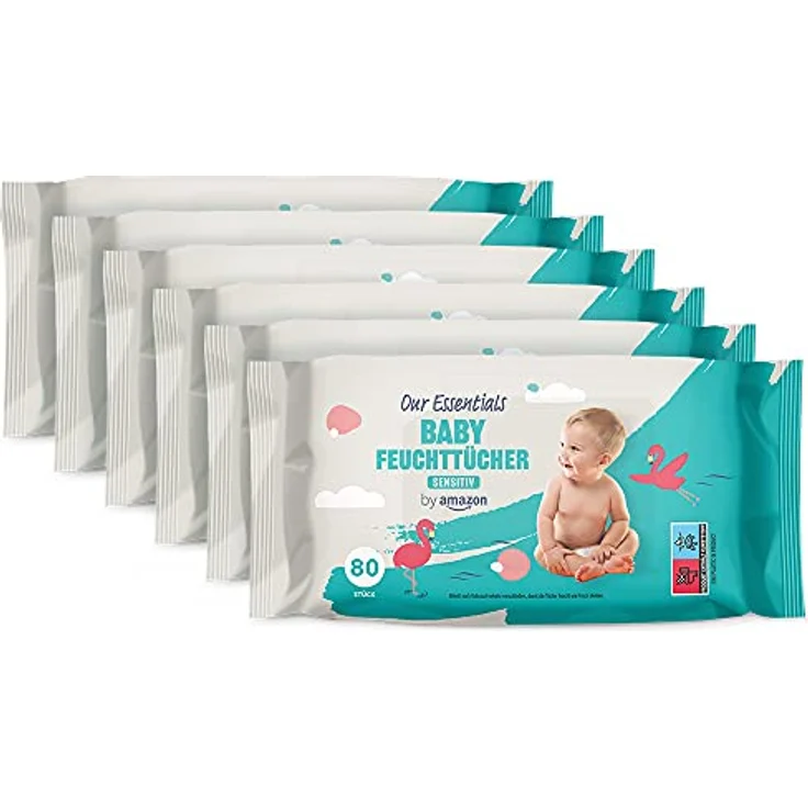 Our Essentials
Baby Feuchttücher
Sensitiv, 6er Pack – Bild 1