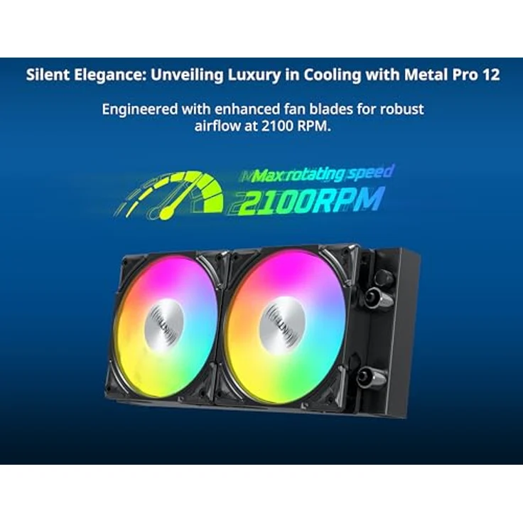 Montech Kit Watercooling AIO HyperFlow RGB - 240mm (Noir) - Montech Wasserkühlung HyperFlowARGB240BNEW – Bild 4