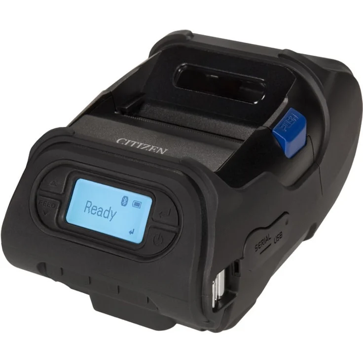 Citizen CMP-25L Etikettendrucker Thermische Leitung 203 x 203 DPI Verkabelt & Kabellos (41209 dpi), Schwarz