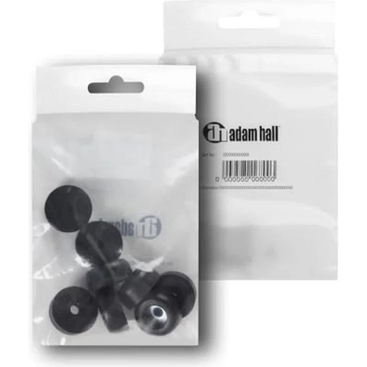 Adam Hall Hardware 4900 M8 AH - 8er Set Gummifuß 25 x 11 mm schwarz im Beutel – Bild 3