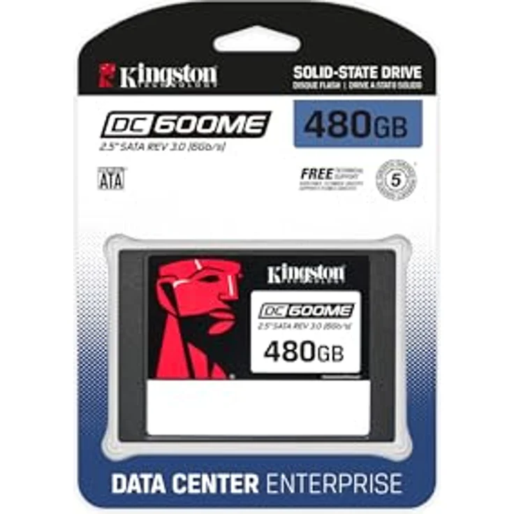Kingston DC600ME SSD 2.5" 480GB Enterprise SATA SSD - SEDC600ME/480G, für Rechenzentren geeignet – Bild 3