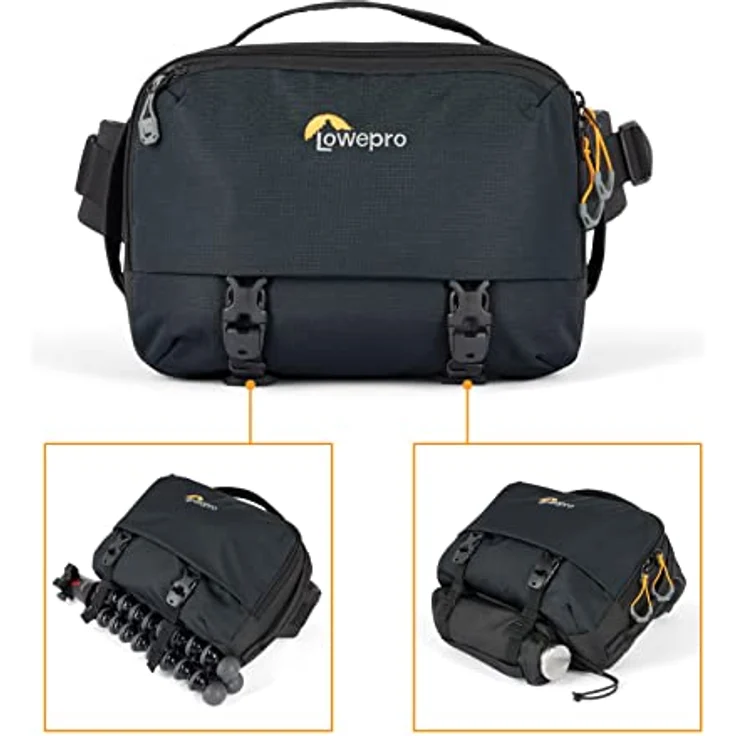 Lowepro Trekker Lite SLX 120 (6.50 l) Kameratasche, Schwarz, ideal für Reisefotografie-Abenteuer – Bild 4