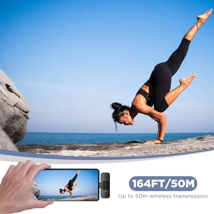 BOYA BY-V1 Kabelloses Mikrofon für iPhone (Lightning) – Bild 4