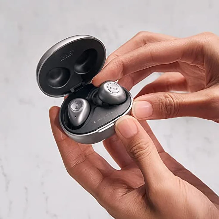 KEF MU3 Noise Cancelling True Wireless Earphones ( Bluetooth 5.0, Spritzwasser geschützt, 9+15h Betriebszeit ) – Bild 5
