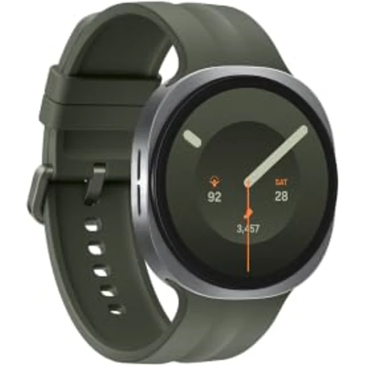 SAMSUNG Galaxy Watch9 BT 44mm Smartwatch, Aluminium, Nitrilkautschuk, für Handgelenke 145-205 mm, Silber – Bild 5