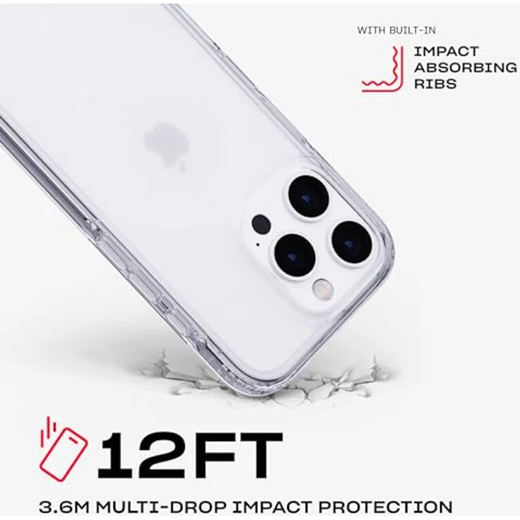 tech21 EvoClear für Alvington kompatibel mit MagSafe - Aufprallschutz Hülle - in klar - Preisvergleich – Bild 3