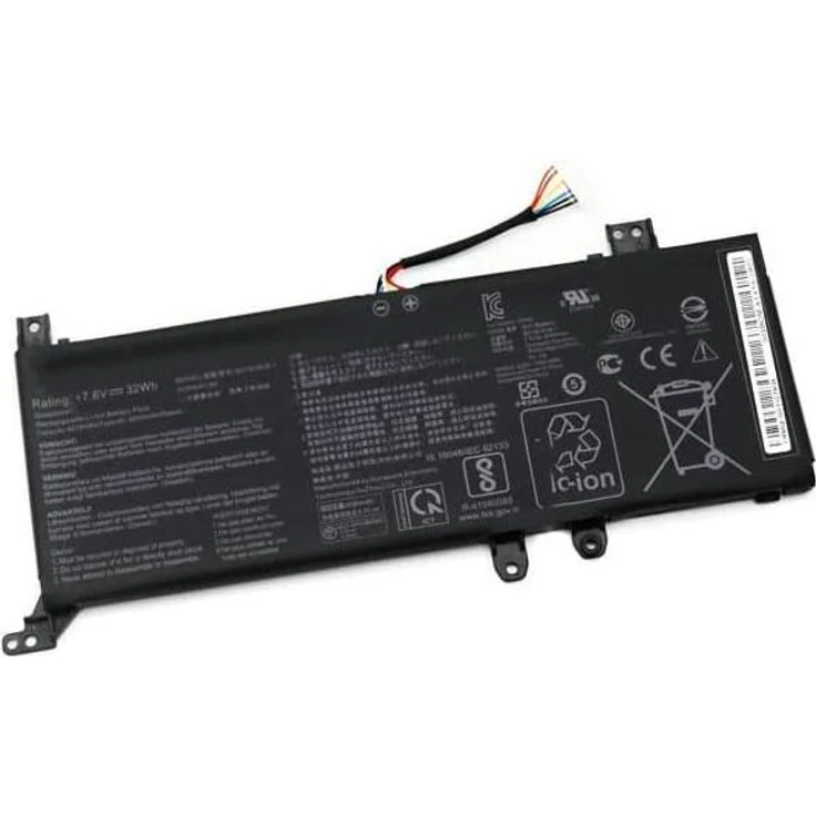 CoreParts MBXAS-BA0321, Akku für ASUS A412FA, X412FJ, F512FA, X512DA, Y4100FA, 3800 mAh, Schwarz