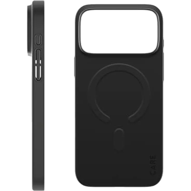 PanzerGlass Care SL1M Case Black für iPhone 17 Pro Max, MagSafe-kompatibel, fallsicher, kratzfest, aus 100% recyceltem Kunststoff
