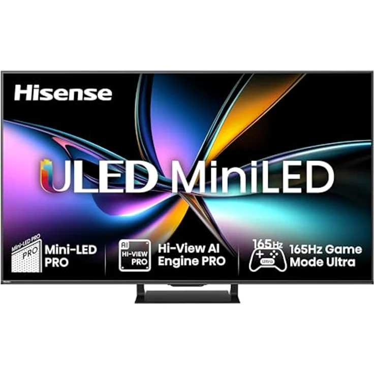 Hisense 65U7Q Pro, 65 Zoll 4K Mini LED Smart TV mit Hi-View AI Engine Pro, 165Hz Game Mode Ultra, FreeSync Premium Pro, 2.1.2 ch. Dolby Atmos Surround Sound und Sprachsteuerung [2025] – Bild 1