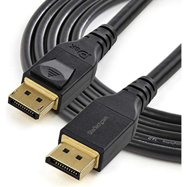 StarTech.com 4 m VESA-zertifiziertes DisplayPort 1.4 Kabel 8K 60Hz HBR3 HDR Super UHD DisplayPort auf DisplayPort Monitorkabel Ultra HD 4K 120Hz DP 1.4 Slim Video Kabel M-M DP Stecker (DP14MM4M) - Preisvergleich – Bild 6