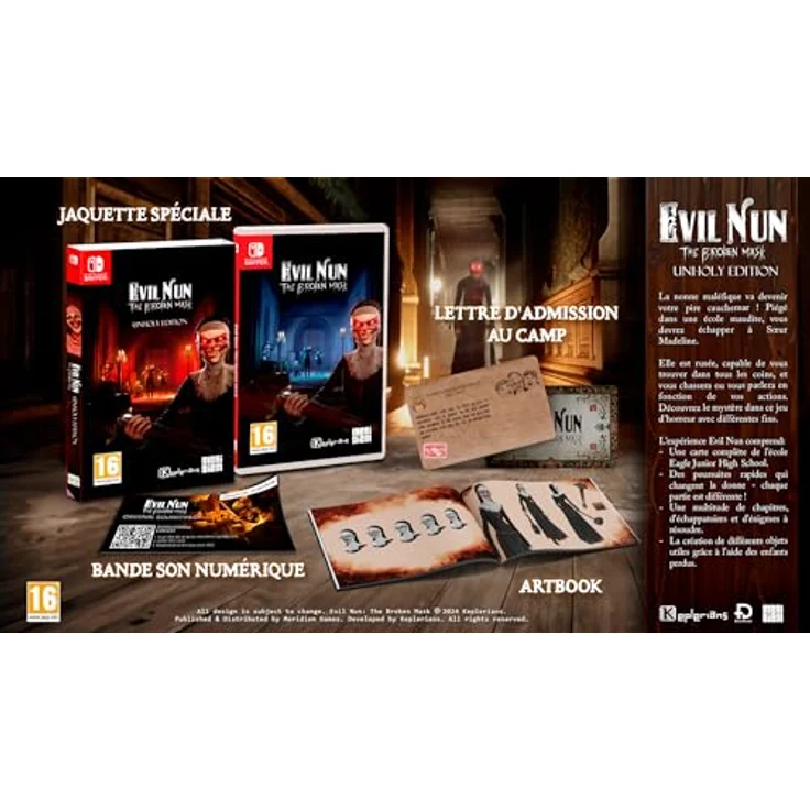 MDM MERIDIEM GAMES Evil Nun The Broken Mask [Unholy uncut Edition] (Deutsch spielbar) Nintendo Switch Game – Bild 2