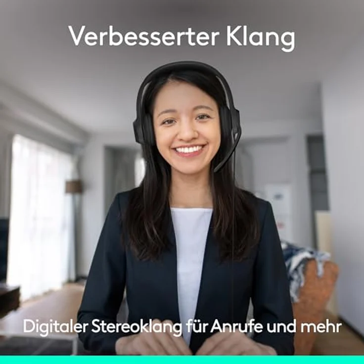 Logitech H390, kabelgebundenes Headset mit Mikrofon und Geräuschunterdrückung, USB-A Anschluss, kompatibel mit Chromebook – SCHWARZ – Bild 2