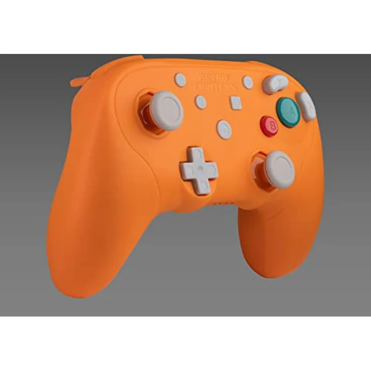 Retro Fighters BattlerGC 2.4G Gaming Controller, kabelloses GamePad für PC und Switch, ergonomisch, orange, über 10 Stunden Akkulaufzeit – Bild 2