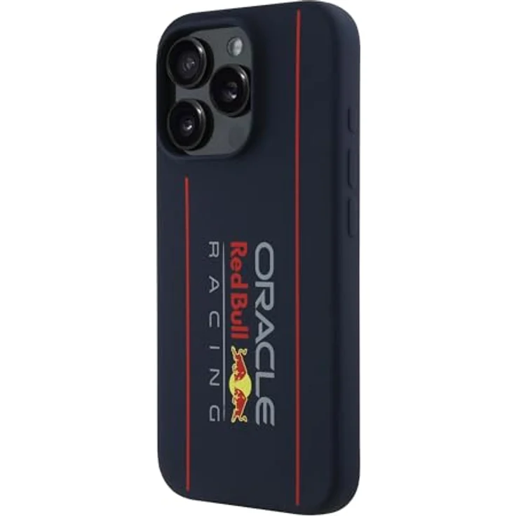 CG MOBILE Red Bull RBHMP16X24SIOLRV Hülle für iPhone 16 Pro Max 6.9 Zoll, Marineblau, Silikon, kompatibel mit MagSafe, vertikale Hardcase-Konstruktion – Bild 3