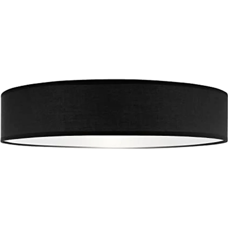 Smartwares IDE-60044 Deckenleuchte- Textilschirm, 50 cm, 4 x E27, Schwarz – Bild 2