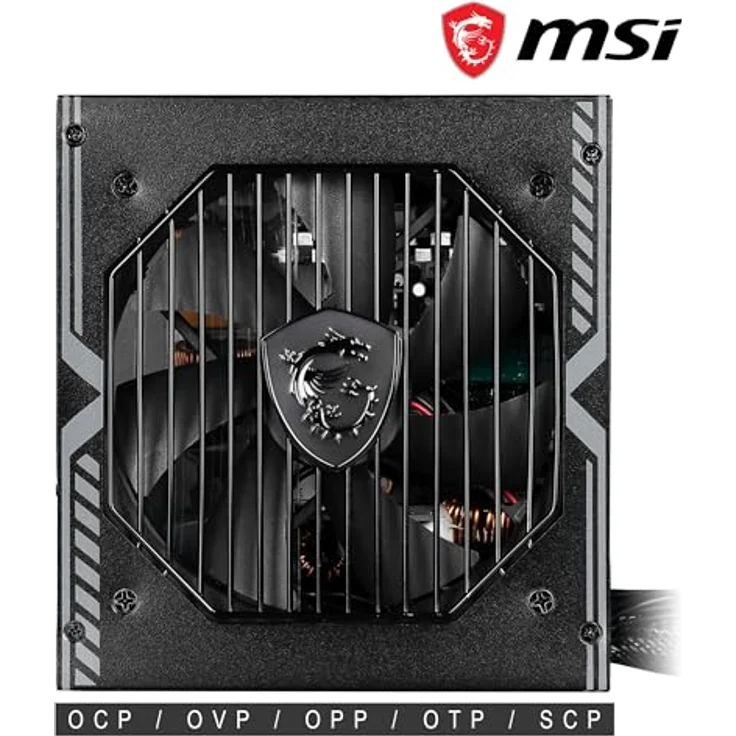 MSI MAG A550BNL Netzteil, 550W, 80 Plus Bronze, ATX PSU mit flachen Kabeln – Bild 3