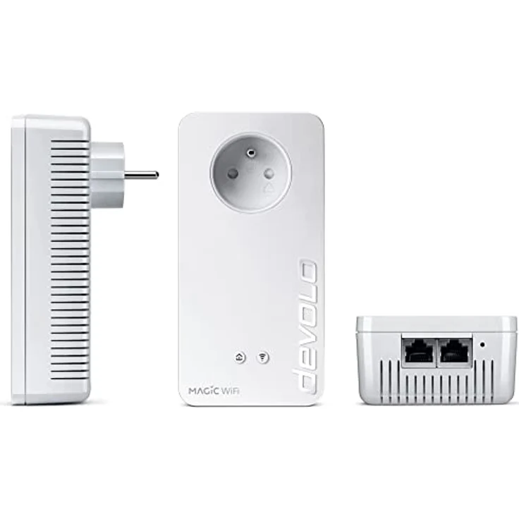 devolo Magic 2 WiFi Next: schnellstes WLAN-Starter Kit (2400 Mbit-s, 3 Gigabit-Ethernet-Ports) ideal für Download und Streaming – Bild 3